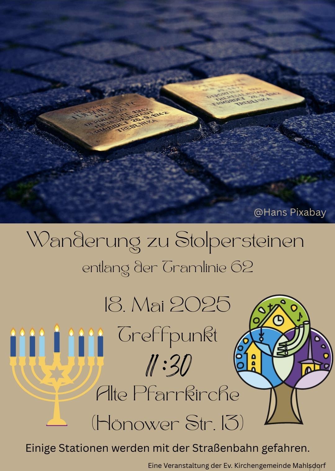 Stolpersteine Mahlsdorf Wanderung