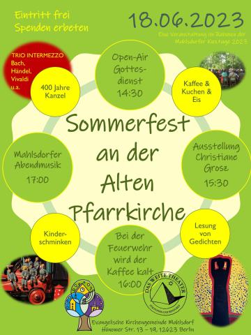 Sommerfest in Mitte am 18.6.2023
