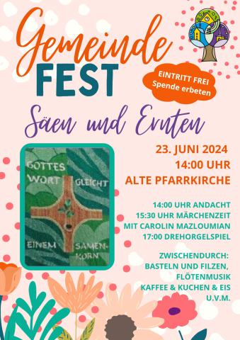 Plakat Gemeindefest