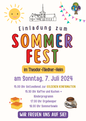 Sommerfest im TFH 7.7.2024