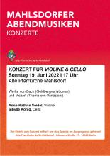 Mahlsdorfer Abendmusik Juni 2022