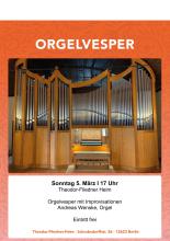 Orgelvesper mit Andreas Wenske